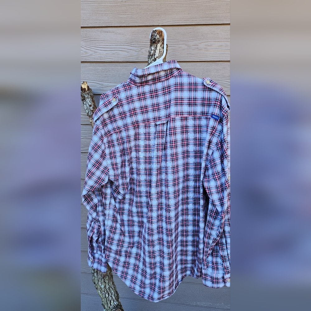 Pendleton Red And White Checkered Button Down Shi… - image 2